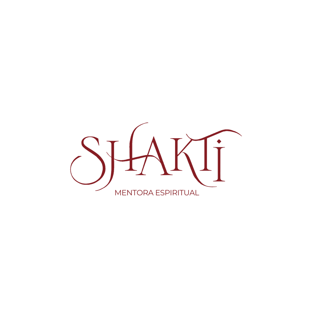 logo shakti mentora espiritual rojo